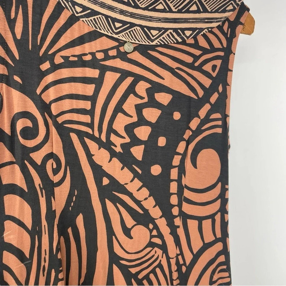 Soft Surroundings super soft maxi dress Serengeti Small - Picture 3 of 5